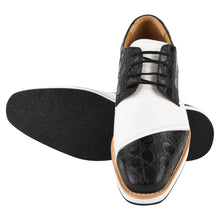 Load image into Gallery viewer, Lucky mens oxford croco lizard print casual shoes