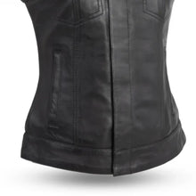 Load image into Gallery viewer, Ludlow Women's Motorcycle Leather Vest