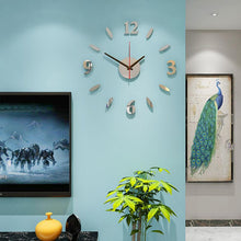 Load image into Gallery viewer, Luminous Clock Home Simplicity Silent Fashion Wall Clock Analog Timekeeper for Home Living Room Bedroom Office Battery-Powered Modern House Decoration Silent Clock Decor with Number Sticker Living Room Creative Wall Stickers Bedroom Wall Clock
