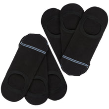 Load image into Gallery viewer, Luna Black No Show Socks - 6-Pack