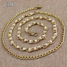 Load image into Gallery viewer, Luxurious Metal Adjustable Thin Strap Body Link Belts For Women Fashion Long Tassel Belly Metal Chain Waistbands For Women