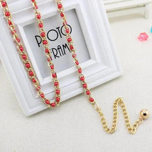 Load image into Gallery viewer, Luxurious Metal Adjustable Thin Strap Body Link Belts For Women Fashion Long Tassel Belly Metal Chain Waistbands For Women