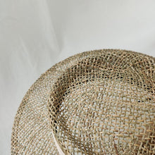 Load image into Gallery viewer, Luxurious New Handmade Straw Beach Hat For Women Summer Hat Luxury Cap Fashion Straw Hat Flat Sun Protection Hats Beautiful Unique Design 55-60cm