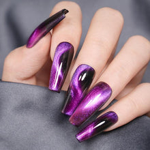 Load image into Gallery viewer, Luxury 5D Cat Magnetic Gel Nail Polish Black Chameleon UV Nail Gel Professional Manicure For Womens