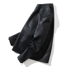 Load image into Gallery viewer, Luxury Black Men Faux Leather Jacket Elegant Motorcycle Men's Jackets Black Warm Business Male PU Leather Coats Men's Leathers Motorcycle Slim Fit Jacket