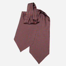 Load image into Gallery viewer, Navona - Silk Ascot Cravat Tie - Chocolate