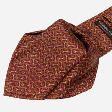 Load image into Gallery viewer, Palio - Printed Silk Tie - Burgundy