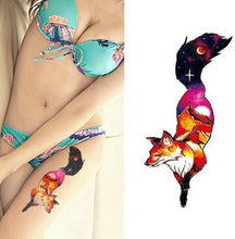 Load image into Gallery viewer, Luxury Colorful And Black Womens Tattoo Temporary Flower Waterproof Elegant Modern Tattoo For Shoulder