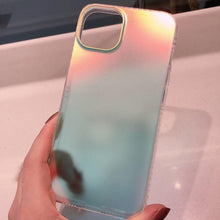 Load image into Gallery viewer, Luxury Colorful Phone Case for iPhone 14 13 Pro Max 12 11 XS X XR 7 Plus 12 13 Mini Shockproof Clear Protective Case Shock-Absorbing Bright Cover Shiny Finish Back Cover