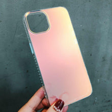 Load image into Gallery viewer, Luxury Colorful Phone Case for iPhone 14 13 Pro Max 12 11 XS X XR 7 Plus 12 13 Mini Shockproof Clear Protective Case Shock-Absorbing Bright Cover Shiny Finish Back Cover