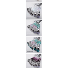 Load image into Gallery viewer, Luxury Cosmic Color New Luxury Crystal Makeup Brushes Powder Foundation Eyeshadow Eyebrow Cosmetics for Face Fan Make Up Brush Set