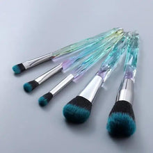 Load image into Gallery viewer, Luxury Cosmic Color New Luxury Crystal Makeup Brushes Powder Foundation Eyeshadow Eyebrow Cosmetics for Face Fan Make Up Brush Set