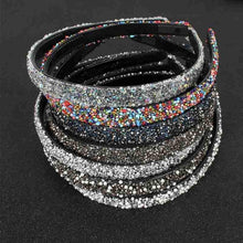 Load image into Gallery viewer, Luxury Crystal Pearl Rhinestone Headbands Fashion Women Hair Accessories Headdress Padded Hairbands Hair Bands Sparkly Hair Hoop Gorgeous Hair Accessories For Women