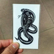 Load image into Gallery viewer, Luxury Different Waterproof Temporary Tattoo Sticker Snake Flower Fake Tattoo Body Art Adult Fashion Stickers For Womens Mens