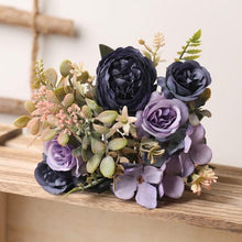 Load image into Gallery viewer, Luxury Fake Flowers Artificial Silk Roses High Quality Big Bouquet For Office Parties Bridal and Wedding Decoration Artificial Rose Flowers Bouquet Silk Flowers Rose for Home Bridal Wedding Party Festival Decor