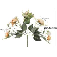 Load image into Gallery viewer, Luxury Fake Flowers Artificial Silk Roses High Quality Big Bouquet For Office Parties Bridal and Wedding Decoration Artificial Rose Flowers Bouquet Silk Flowers Rose for Home Bridal Wedding Party Festival Decor