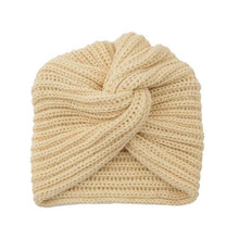 Load image into Gallery viewer, Luxury Fashion Ready To Wear Soft Cashmere Muslim Inner Hijab Caps Turban Cashmere Cross Elegant Wrap Head Hat Wool Lightweight Knitting Hijab Bonnet Cap For Women
