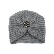 Load image into Gallery viewer, Luxury Fashion Ready To Wear Soft Cashmere Muslim Inner Hijab Caps Turban Cashmere Cross Elegant Wrap Head Hat Wool Lightweight Knitting Hijab Bonnet Cap For Women