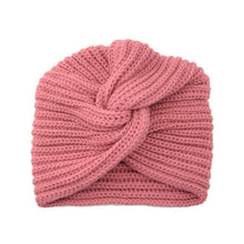 Load image into Gallery viewer, Luxury Fashion Ready To Wear Soft Cashmere Muslim Inner Hijab Caps Turban Cashmere Cross Elegant Wrap Head Hat Wool Lightweight Knitting Hijab Bonnet Cap For Women