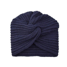 Load image into Gallery viewer, Luxury Fashion Ready To Wear Soft Cashmere Muslim Inner Hijab Caps Turban Cashmere Cross Elegant Wrap Head Hat Wool Lightweight Knitting Hijab Bonnet Cap For Women