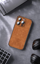 Load image into Gallery viewer, Luxury Full Protection Bumper Shockproof Business Leather Phone Case For iPhone 14 13 12 11 Pro Max Plus Cover Slim Leather Luxury PU Flexible Bumper Non-Slip Grip Shockproof Full Body Protective Cover