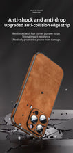 Load image into Gallery viewer, Luxury Full Protection Bumper Shockproof Business Leather Phone Case For iPhone 14 13 12 11 Pro Max Plus Cover Slim Leather Luxury PU Flexible Bumper Non-Slip Grip Shockproof Full Body Protective Cover