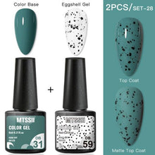 Load image into Gallery viewer, Luxury Gel Nail Polish Permanent Glossy Matte Egg Effect Elegant Stylish Eggshell Design For Women And Lady Nail Gel