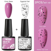 Load image into Gallery viewer, Luxury Gel Nail Polish Permanent Glossy Matte Egg Effect Elegant Stylish Eggshell Design For Women And Lady Nail Gel