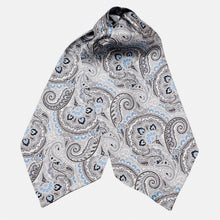 Load image into Gallery viewer, Bugatti - Silk Ascot Cravat Tie - Grey
