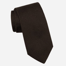 Load image into Gallery viewer, Mocha - Brown Silk Grenadine Tie
