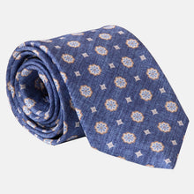 Load image into Gallery viewer, Antinori - Printed Silk Tie - Blue