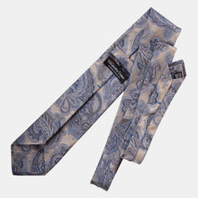 Load image into Gallery viewer, Cortina - Silk Jacquard Tie - Warm Pewter
