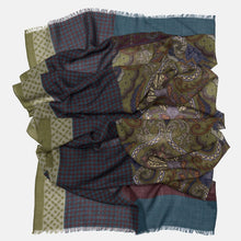 Load image into Gallery viewer, Aosta - Wool Scarf - Olive Green