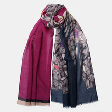 Load image into Gallery viewer, Bosco - Wool Scarf - Raspberry