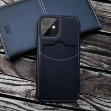 Load image into Gallery viewer, Luxury Leather Card Retro Case for iPhone 14 13 12 Mini 11 Pro Max X XR XS Slim Soft Cover for 14 Max Built-in Metal Plate for Magnetic Mounting & Card Holder Phone Case