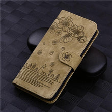 Load image into Gallery viewer, Luxury Leather Flip Phone Case For iPhone 14 13 Pro Max 11 12 Mini XR X XS Max Magnetic Wallet Bracket Cover PU Leather Stylish Case with Credit Card Holder Flip Drop Protection Shockproof Phone Cover