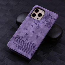 Load image into Gallery viewer, Luxury Leather Flip Phone Case For iPhone 14 13 Pro Max 11 12 Mini XR X XS Max Magnetic Wallet Bracket Cover PU Leather Stylish Case with Credit Card Holder Flip Drop Protection Shockproof Phone Cover