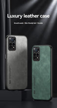 Load image into Gallery viewer, Luxury Leather Magnetic Case For Xiaomi Redmi Note 11 10 9 11E Pro 11S 10S 12 12X 10C POCO X3 NFC Pro F3 Covers With Metal Plate Leather Premium Back Cover Mobile Phone Case Flexible Protective Ultra Thin Scratchproof Phone Cover