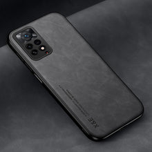 Load image into Gallery viewer, Luxury Leather Magnetic Case For Xiaomi Redmi Note 11 10 9 11E Pro 11S 10S 12 12X 10C POCO X3 NFC Pro F3 Covers With Metal Plate Leather Premium Back Cover Mobile Phone Case Flexible Protective Ultra Thin Scratchproof Phone Cover