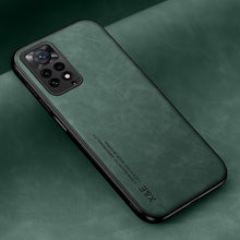Load image into Gallery viewer, Luxury Leather Magnetic Case For Xiaomi Redmi Note 11 10 9 11E Pro 11S 10S 12 12X 10C POCO X3 NFC Pro F3 Covers With Metal Plate Leather Premium Back Cover Mobile Phone Case Flexible Protective Ultra Thin Scratchproof Phone Cover
