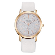 Load image into Gallery viewer, Luxury Leather Quartz Womens Watch Fashion Women Wristwatch Fashion Quartz Watch Elegant Diamond Wristwatch Elegant High Quality Leather Strap Womens Wrist Watches