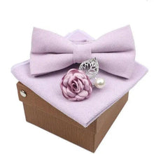 Load image into Gallery viewer, Luxury Men Cotton Colorful Bowtie Elegant Design Perfect Gifts For Men Fashionable Party Bowtie