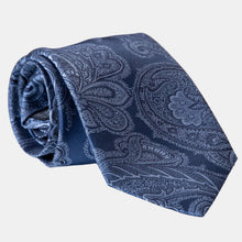 Load image into Gallery viewer, Cortina - Silk Jacquard Tie - Royal Blue