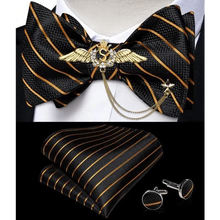 Load image into Gallery viewer, Luxury Pink Solid Men Bow Tie Silk Business Wedding Elegant Bowtie For Men Unique Desing For Every Occasion