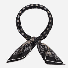 Load image into Gallery viewer, Filippo - Silk Neckerchief - Black