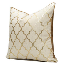 Load image into Gallery viewer, Luxury Sofa Cushion Nordic Decorative Pillows Case Satin Champagne Simple Decorative Silk Throw Pillow Covers Slip Cooling Satin Square Pillowcases For Living Home