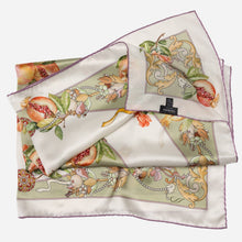 Load image into Gallery viewer, Melograno - Silk Foulard - Venetian Glass Green