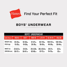 Load image into Gallery viewer, Hanes Boys' Big Performance Tween Boxer Brief Pack, X-Temp Mesh Stretch Underwear, Black, 6-Pack Large Black/Grey - 6 Pack - # BOAA11410003