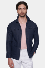 Load image into Gallery viewer, The Slim Safari Coat (Navy)