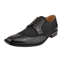Load image into Gallery viewer, Macon Leather and Suede Crocodile Printed Oxford Dress Shoes